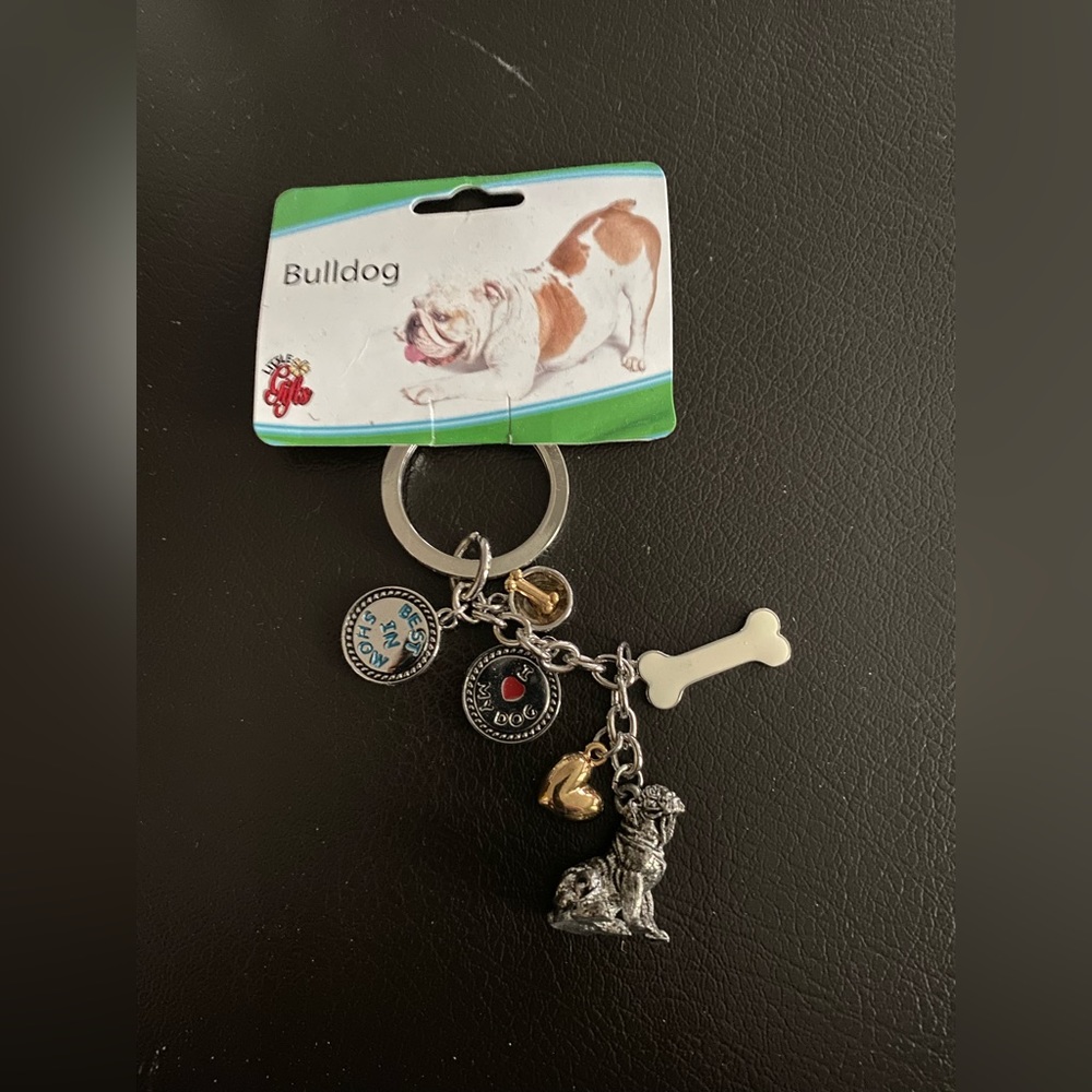 Bulldog Keychain